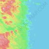 Söderhamns kommun topographic map, elevation, terrain