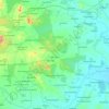 Sydapuram topographic map, elevation, terrain