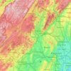Passaic County topographic map, elevation, terrain