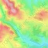 Saint-Polgues topographic map, elevation, terrain