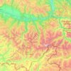 Катандинское сельское поселение topographic map, elevation, terrain