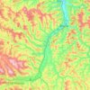 Someșul Mic River topographic map, elevation, terrain