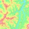 Pughoboto topographic map, elevation, terrain