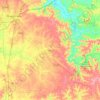 Larue County topographic map, elevation, terrain