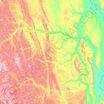 Root River topographic map, elevation, terrain