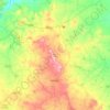 Chotila Taluka topographic map, elevation, terrain