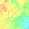 North Cowton topographic map, elevation, terrain