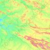 Valle de Alcudia topographic map, elevation, terrain