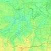 Periuk topographic map, elevation, terrain