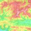 Slaugham topographic map, elevation, terrain