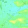 Scredington topographic map, elevation, terrain