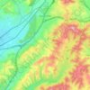 Diamond Bar topographic map, elevation, terrain