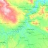Pendopo Barat topographic map, elevation, terrain