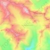 Fieschergletscher topographic map, elevation, terrain