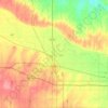 El Reno topographic map, elevation, terrain