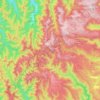 Hotham Heights topographic map, elevation, terrain