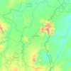 Jayapura topographic map, elevation, terrain
