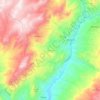 Jenesano topographic map, elevation, terrain
