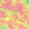 Vallée sacrée des Incas topographic map, elevation, terrain