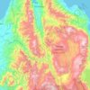 Sigi Regency topographic map, elevation, terrain