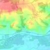 Woolhampton topographic map, elevation, terrain