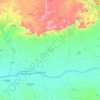 Maheshwar Tahsil topographic map, elevation, terrain