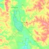 Carnamah topographic map, elevation, terrain