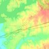 Malakoff topographic map, elevation, terrain