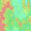 Gua Musang topographic map, elevation, terrain