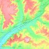 Estépar topographic map, elevation, terrain