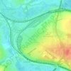 Longueau topographic map, elevation, terrain