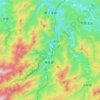 磨子潭镇 topographic map, elevation, terrain