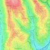Gungoren topographic map, elevation, terrain