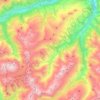 Lumnezia topographic map, elevation, terrain