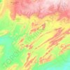 cercle de Bouizakarne topographic map, elevation, terrain