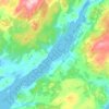 West Loch Tarbert topographic map, elevation, terrain