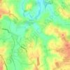 Chadwick End topographic map, elevation, terrain