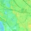 Wersten topographic map, elevation, terrain