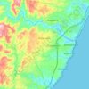 eThekwini Ward 99 topographic map, elevation, terrain