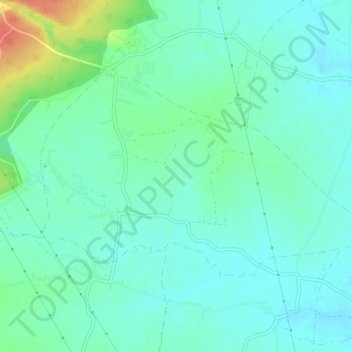 Amjhara topographic map, elevation, terrain