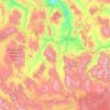Beaverhead-Deerlodge National Forest topographic map, elevation, terrain