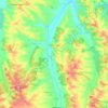 Montesquiou topographic map, elevation, terrain