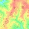 Wickhambrook topographic map, elevation, terrain