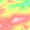 Tsogttsetsii topographic map, elevation, terrain