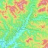 Hwachon-myeon topographic map, elevation, terrain