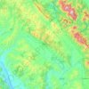 Gubbio topographic map, elevation, terrain