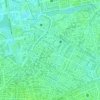 Serdang topographic map, elevation, terrain