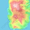 Lajes das Flores topographic map, elevation, terrain