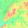 Obion County topographic map, elevation, terrain