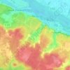 Parnay topographic map, elevation, terrain